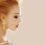 Vintage Elegant Czech Drilling Flowers Dangle Earrings
